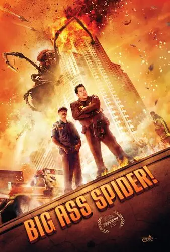 Big Ass Spider (2013) Men's Colored  Long Sleeve T-Shirt - idPoster.com