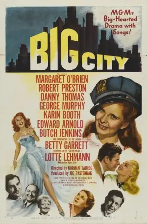 Big City (1948) White T-Shirt - idPoster.com