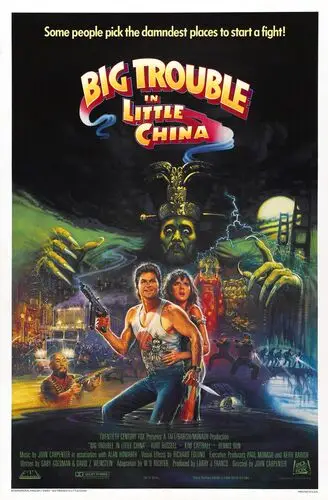 Big Trouble In Little China (1986) Women's Colored Hoodie - idPoster.com