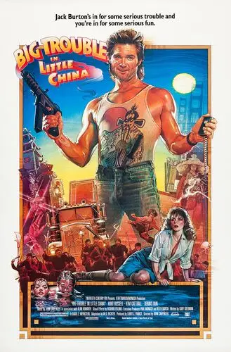 Big Trouble In Little China (1986) Men's Colored T-Shirt - idPoster.com