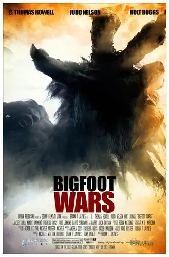 Bigfoot Wars (2014) Men's Colored T-Shirt - idPoster.com
