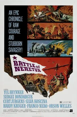 Bitka na Neretvi (1969) Men's Colored Hoodie - idPoster.com