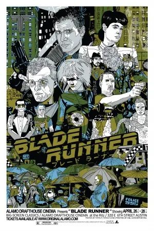 Blade Runner (1982) Women's Colored T-Shirt - idPoster.com