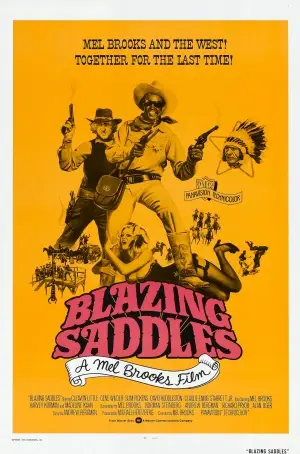 Blazing Saddles (1974) Men's Colored T-Shirt - idPoster.com