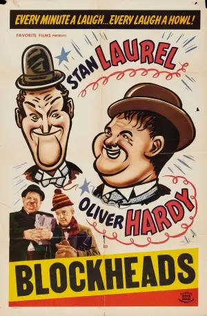 Block-Heads (1938) Men's Colored Hoodie - idPoster.com