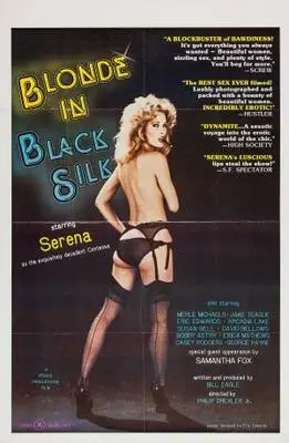 Blonde in Black Silk (1979) Drawstring Backpack - idPoster.com