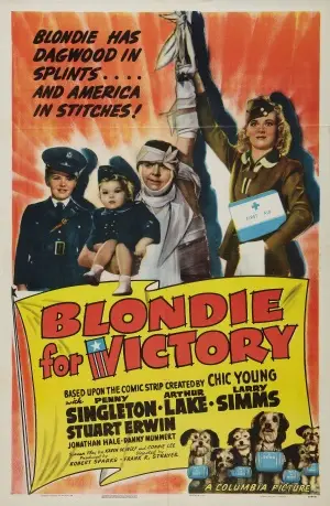 Blondie for Victory (1942) White Tank-Top - idPoster.com