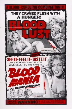 Blood Mania (1970) Drawstring Backpack - idPoster.com
