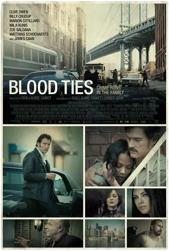 Blood Ties (2013) Women's Colored Hoodie - idPoster.com