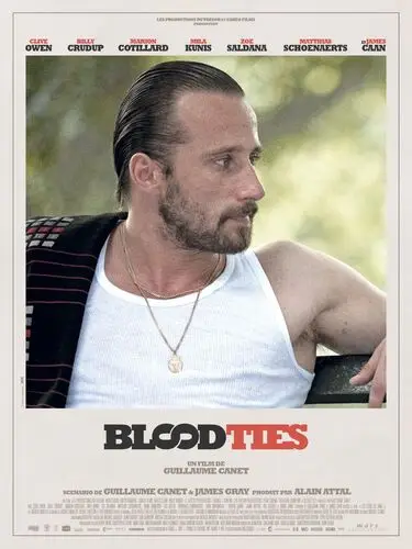Blood Ties (2013) Men's Colored Hoodie - idPoster.com