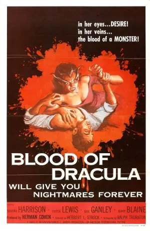 Blood of Dracula (1957) Men's Colored T-Shirt - idPoster.com