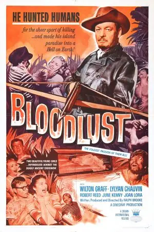Bloodlust! (1961) Men's Colored Hoodie - idPoster.com