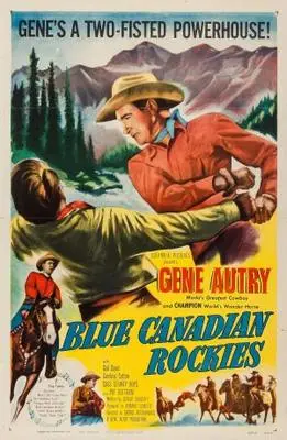 Blue Canadian Rockies (1952) White T-Shirt - idPoster.com
