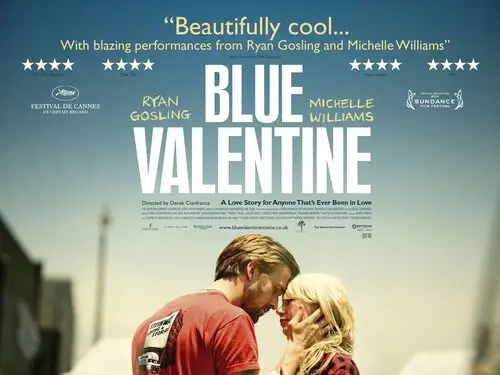 Blue Valentine (2010) White T-Shirt - idPoster.com