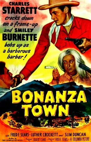 Bonanza Town (1951) Women's Colored  Long Sleeve T-Shirt - idPoster.com