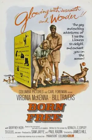 Born Free (1966) Women's Colored T-Shirt - idPoster.com