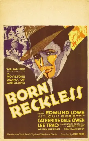 Born Reckless (1930) White T-Shirt - idPoster.com
