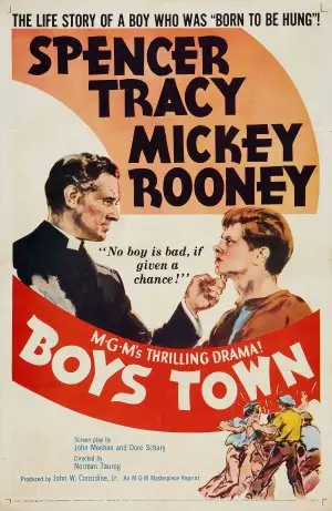 Boys Town (1938) Women's Colored Hoodie - idPoster.com