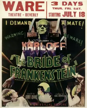 Bride of Frankenstein (1935) Men's Colored T-Shirt - idPoster.com