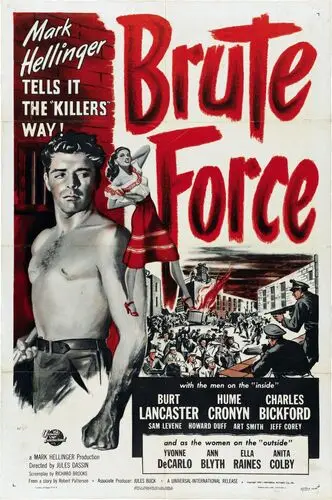Brute Force (1947) Drawstring Backpack - idPoster.com