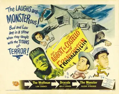 Bud Abbott Lou Costello Meet Frankenstein (1948) Men's Colored Hoodie - idPoster.com