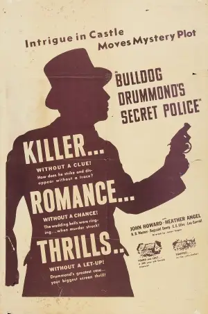 Bulldog Drummond's Secret Police (1939) Men's Colored Hoodie - idPoster.com