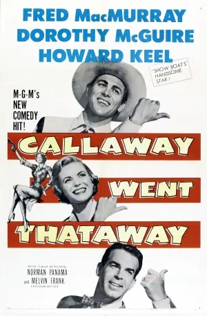 Callaway Went Thataway (1951) White T-Shirt - idPoster.com