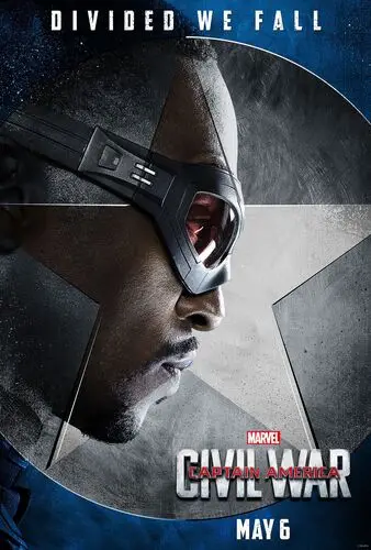 Captain America Civil War (2016) White Tank-Top - idPoster.com