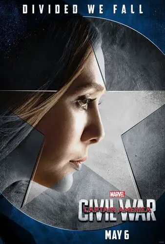 Captain America Civil War (2016) White T-Shirt - idPoster.com