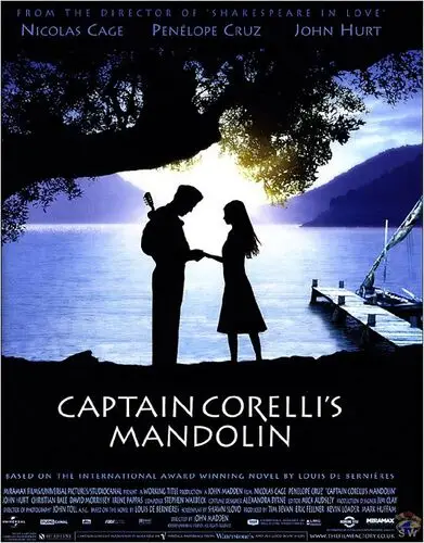 Captain Corelli's Mandolin (2001) Men's Colored  Long Sleeve T-Shirt - idPoster.com