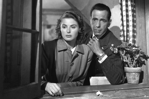 Casablanca (1942) Women's Colored  Long Sleeve T-Shirt - idPoster.com