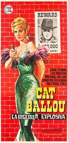 Cat Ballou (1965) Women's Colored Tank-Top - idPoster.com