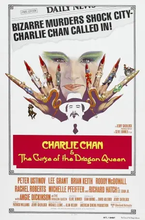 Charlie Chan and the Curse of the Dragon Queen (1981) Men's Colored Hoodie - idPoster.com