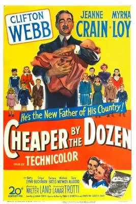 Cheaper by the Dozen (1950) White T-Shirt - idPoster.com