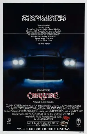 Christine (1983) White Tank-Top - idPoster.com