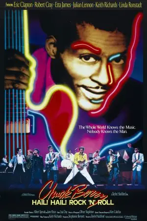 Chuck Berry Hail! Hail! Rock 'n' Roll (1987) Men's Colored Hoodie - idPoster.com
