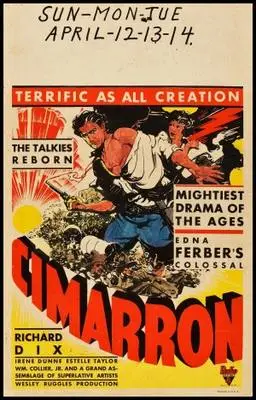 Cimarron (1931) Women's Colored T-Shirt - idPoster.com