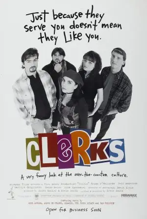 Clerks. (1994) White T-Shirt - idPoster.com
