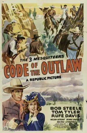 Code of the Outlaw (1942) Women's Colored T-Shirt - idPoster.com