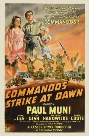 Commandos Strike at Dawn (1942) Women's Colored Hoodie - idPoster.com