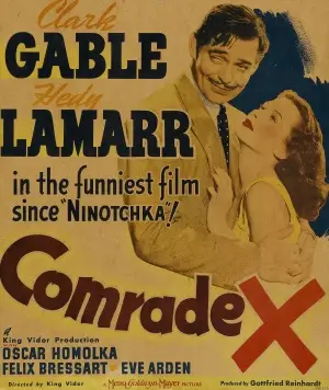 Comrade X (1940) White T-Shirt - idPoster.com