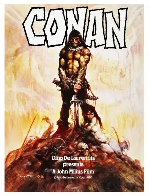 Conan The Barbarian (1982) Women's Colored  Long Sleeve T-Shirt - idPoster.com