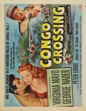 Congo Crossing (1956) Women's Colored  Long Sleeve T-Shirt - idPoster.com