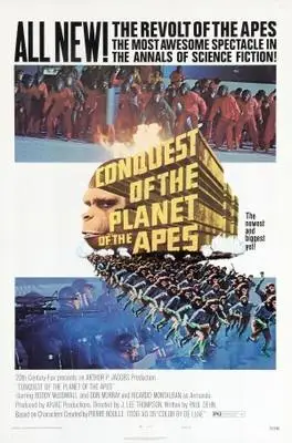 Conquest of the Planet of the Apes (1972) White T-Shirt - idPoster.com