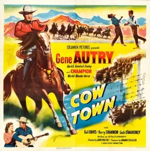 Cow Town (1950) Women's Colored  Long Sleeve T-Shirt - idPoster.com