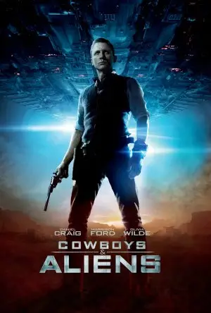 Cowboys n Aliens (2011) White T-Shirt - idPoster.com