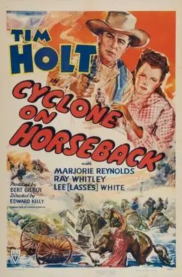 Cyclone on Horseback (1941) White T-Shirt - idPoster.com