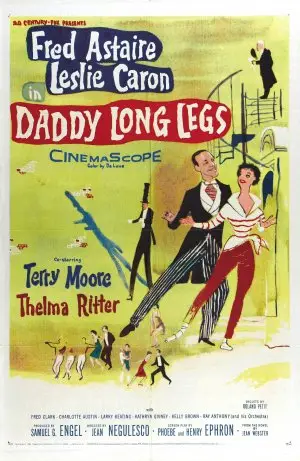 Daddy Long Legs (1955) White T-Shirt - idPoster.com
