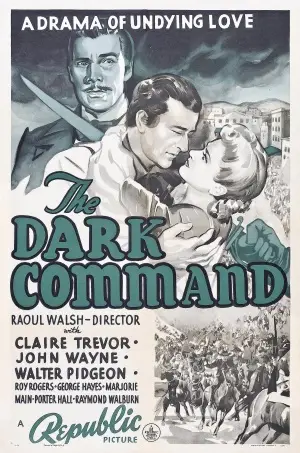 Dark Command (1940) Men's Colored  Long Sleeve T-Shirt - idPoster.com