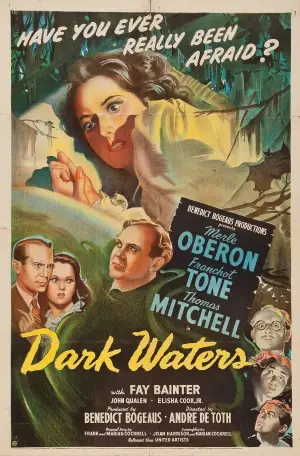 Dark Waters (1944) Drawstring Backpack - idPoster.com